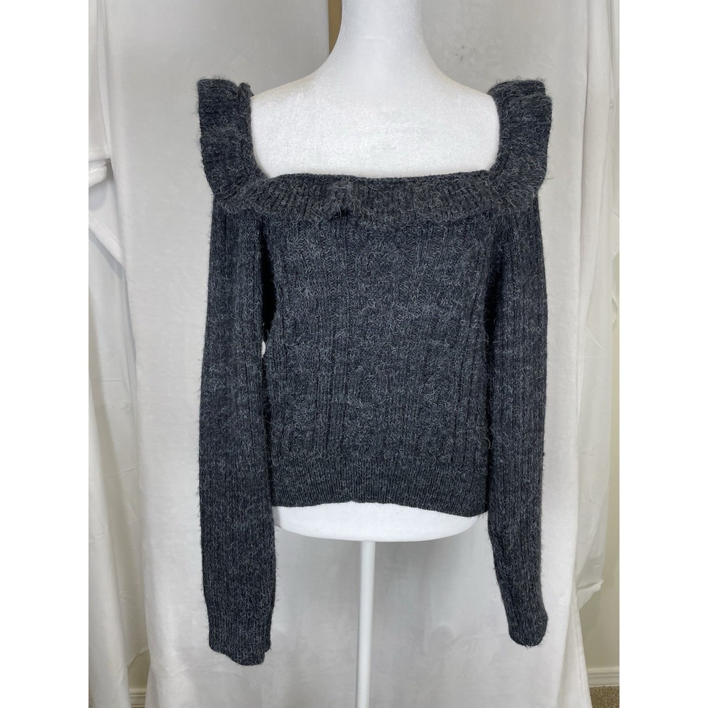 Top Shop Women's‎ Sweater Size 8-10 Dark Feminine Unique Elegant Dark Romantic